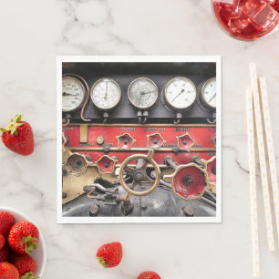 SERVIETTE EN PAPIER TRAINS À VAPEUR