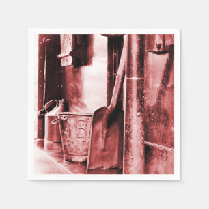 SERVIETTE EN PAPIER TRAINS À VAPEUR