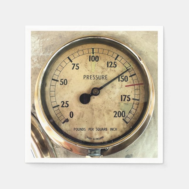 SERVIETTE EN PAPIER TRAINS À VAPEUR (Devant)