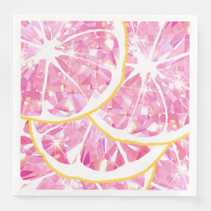 Serviette En Papier Tranche de pamplemousse rose du Texas Juicy Gem Ci