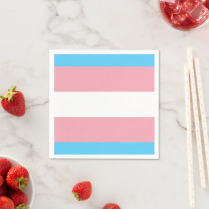 Serviette En Papier Trans Pride !