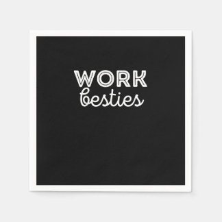 Serviette En Papier Travailler Amis Mignonne Travail Besoins Employé C