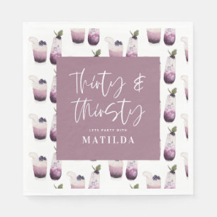 Serviette En Papier Trente et trente-et-trente anniversaire