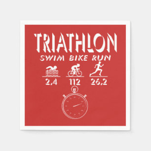 Serviette En Papier Triathlon