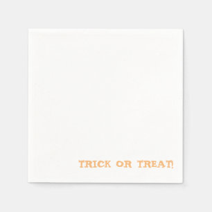 Serviette En Papier Trick ou régal ! Joyeux halloween Napkin