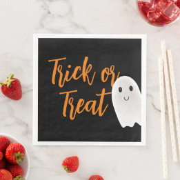 Serviette En Papier Trick ou Treat Halloween