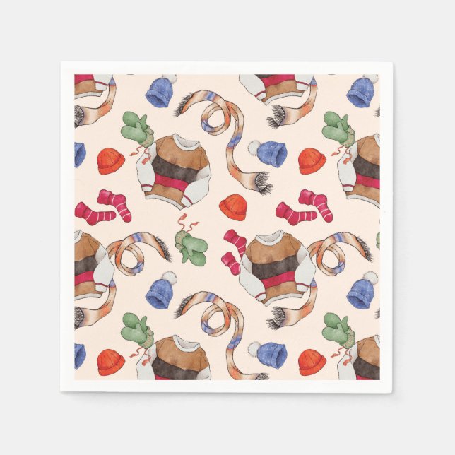 Serviette En Papier Tricot Joy (Linge de maison) - serviettes (Devant)