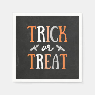 Serviette En Papier Tricoter ou traiter   Halloween
