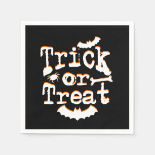 Serviette En Papier tricoter ou traiter l'halloween
