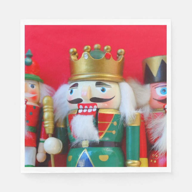 Serviette En Papier Trio de Nutcracker (Devant)