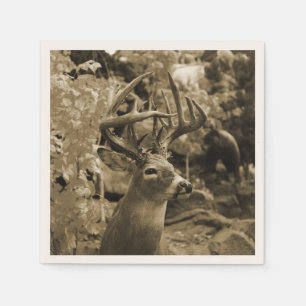 Serviette En Papier Trophée Deer