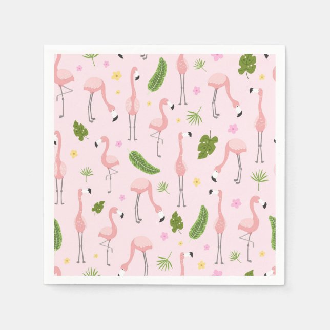 Serviette En Papier Tropical (Devant)