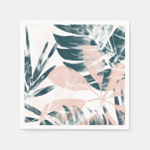 Serviette En Papier Tropical Blush