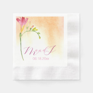 Serviette En Papier Tropical Freesia