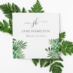 Serviette En Papier Tropical Monogram Business Event