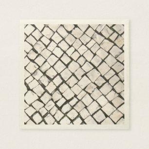 Serviette En Papier Trottoir portugais/Calçada Portuguesa