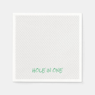 Serviette En Papier TROU DE Golf EN UN Texte Amusant Golf Ball Retrait
