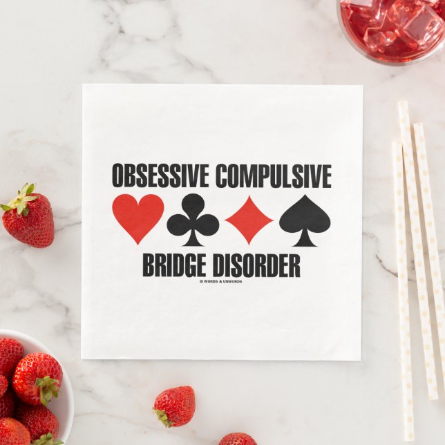 Serviette En Papier Trouble de pont obsessionnel compulsif (BPCO) (En situation)