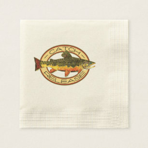 Serviette En Papier Trout fishing