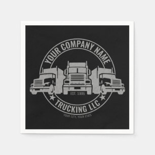 Serviette En Papier Trucker personnalisé Big Rig Semi Camion Camion
