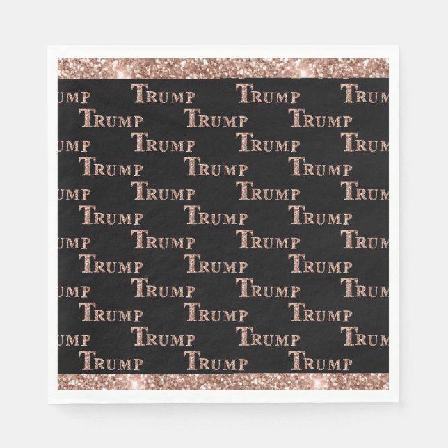 SERVIETTE EN PAPIER TRUMP (Devant)