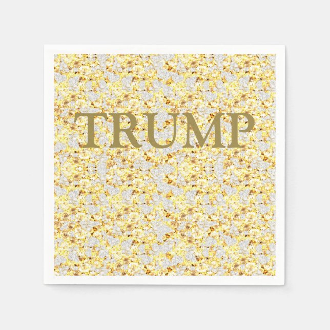 SERVIETTE EN PAPIER TRUMP (Devant)