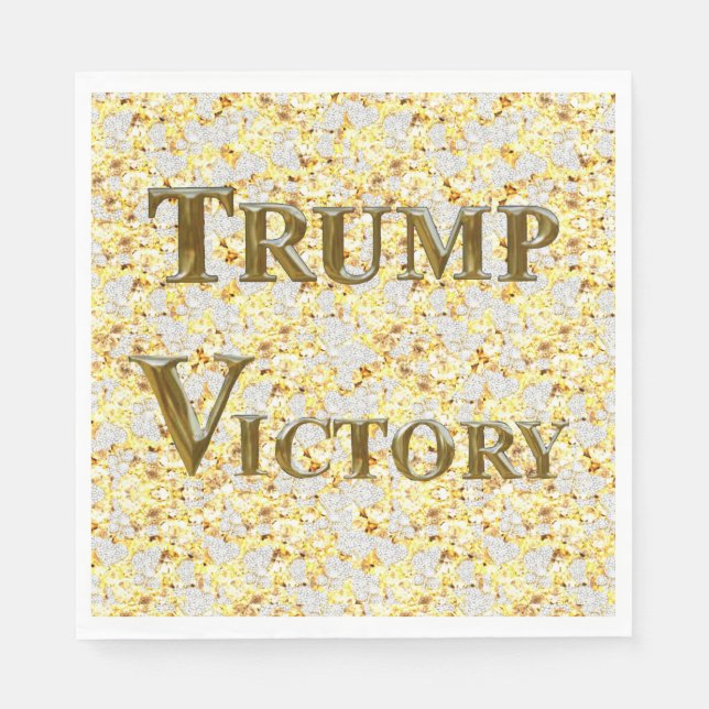 SERVIETTE EN PAPIER TRUMP (Devant)