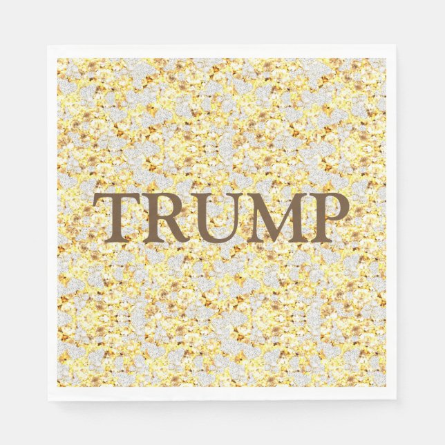 SERVIETTE EN PAPIER TRUMP (Devant)