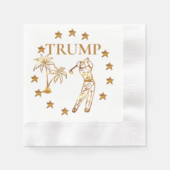 SERVIETTE EN PAPIER TRUMP 2024 (Devant)