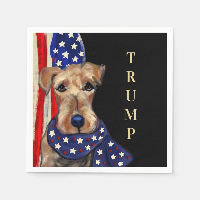 SERVIETTE EN PAPIER TRUMP 2024 (Devant)