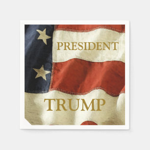 Serviette En Papier Trump 2024