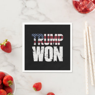 Serviette En Papier Trump a gagné la 47e élection présidentielle améri