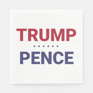 Serviette En Papier Trump et Pence (élection américaine de 2020)