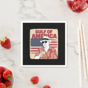 Serviette En Papier Trump, le président Trump de l'Amérique du Golfe d