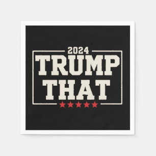 Serviette En Papier Trump Que 2024 47ème président américain Vintage