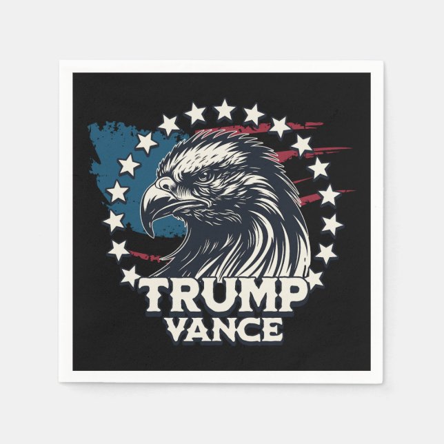 Serviette En Papier Trump Vance (Devant)