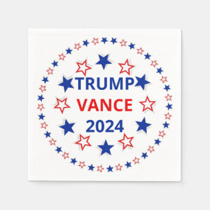 Serviette En Papier Trump, Vance 2024 Papier Serviettes, Cocktail Stan