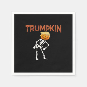 Serviette En Papier Trumpkin Halloween Funny Classic