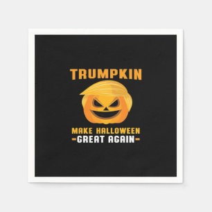 Serviette En Papier Trumpkin Make Halloween Great Again
