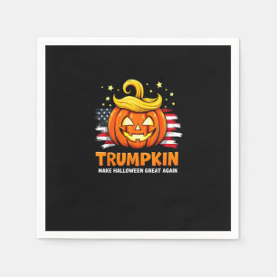 Serviette En Papier Trumpkin Rendre Halloween grand à nouveau drôle Ci