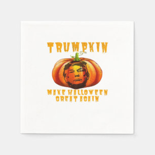 Serviette En Papier Trumpkin rendre Halloween grand à nouveau Graphism