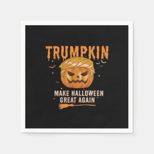 Serviette En Papier Trumpkin Rendre Halloween Grand À Nouveau Pour Le