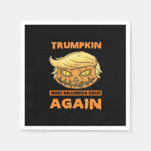 Serviette En Papier Trumpkin rendre Halloween grand encore drôle class