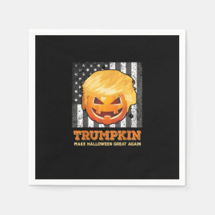 Serviette En Papier Trumpkin Rendre Halloween grand encore Président P