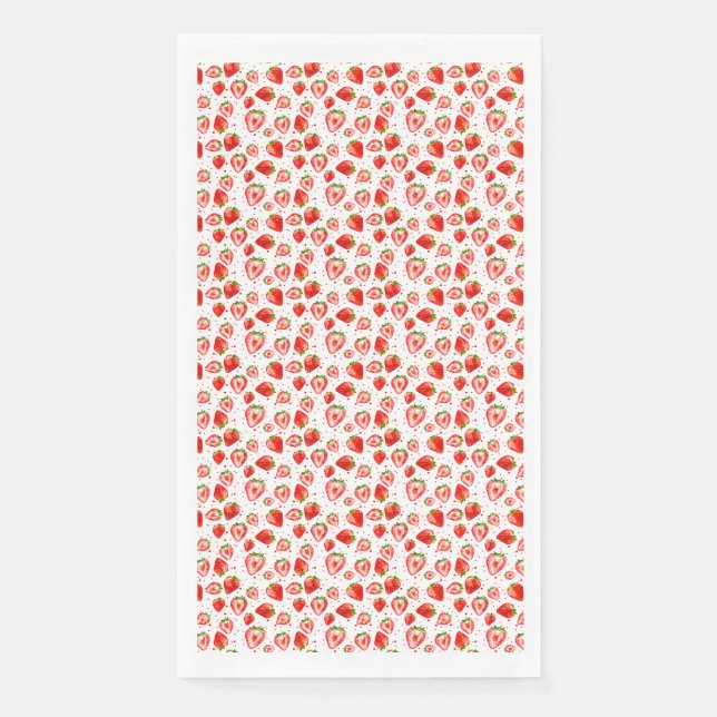 Serviette En Papier Tu es la fraise à mon shortcake (Devant)