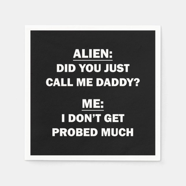 Serviette En Papier Tu M'As Appelé Papa ? (Devant)