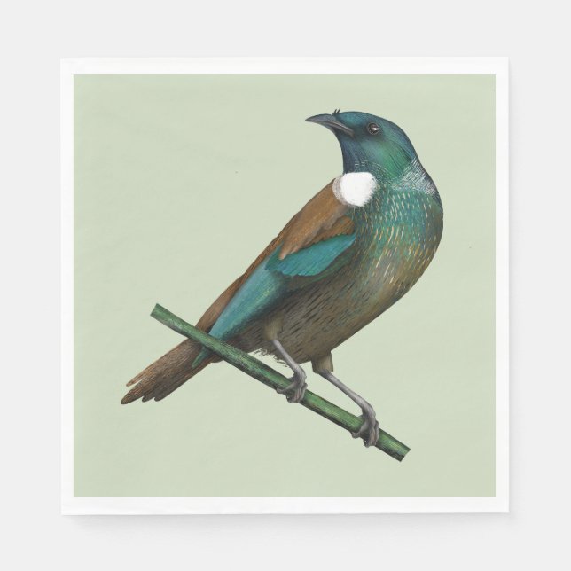 Serviette En Papier Tui New Zealands Bird (Devant)