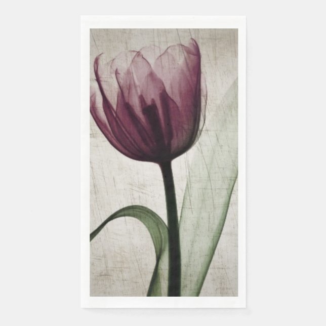 Serviette En Papier Tulipe vintage X-Ray (Devant)