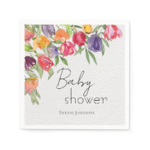 Tulipes de Bouquet et Baby shower verdoyant