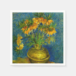 Serviette En Papier Tulipes impériales de Van Gogh